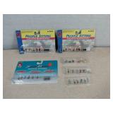 HO Scale Hand Painted People Sitting Figures
