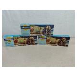 Three Athearn HO Train Car Kits in Boxes