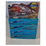 Five Athearn HO Scale Train Cars in Boxed Sets