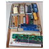 Damaged HO Scale Model Train Cars and Parts