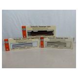 Con-Cor HO Scale Passenger Car Kits, Lot of 3