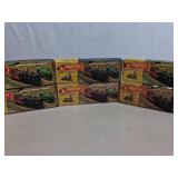 Six Roundhouse HO Scale Model Train Cars in Boxes