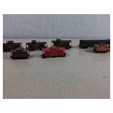 Seven Model Train Cars, Pennsylvania and Erie Line