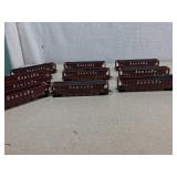 Ten Santa Fe ATSF HO Scale Hopper Cars