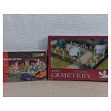 Faller Shop Interior Kit and Mouse Models Cemetery