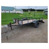 Utility Trailer with Ramp Gate and PA Special Plat
