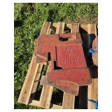 Three aftermarket IH Front weights