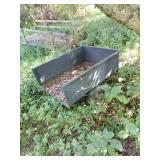 Utility Steel Dump Cart with Tow Bar