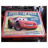 Disney Cars Lightning McQueen Tin with Hot Wheels