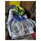 HEAD Nano Titanium Tennis Rackets and Balls Bundle