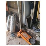Heavy-Duty Hydraulic Floor Jack, Orange