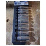 Quinn 10-Piece Chrome Deep Metric Socket Set