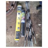 Garden Fence Stakes, Weed Block, and Netting Set