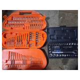 Socket Set and Drill Bit Set in Cases