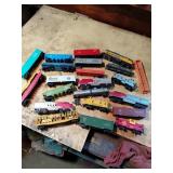 HO Gauge Model Train Cars and Locomotives