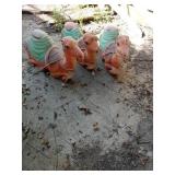 3 Empire Blow Mold Camel Figures