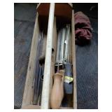 Hand Tool Set in Wooden Box