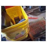 Bucket of Tools and Hardware, Black+Decker Bit Set