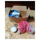 Fishing Magnet Kit with Rope, Hook, and Gloves