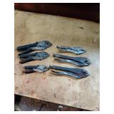 6 Locking Pliers Irwin and Petersen USA