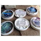 Four Robert Lyn Nelson Art Plates, Two with COA