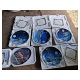 Five Bradford Exchange Wolf Plates