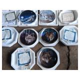 Bradford Exchange Wolf Collector Plates With COAs