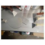 5 Commercial Metal Spatulas