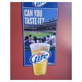 Miller Lite Beer Metal Sign