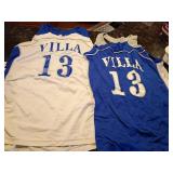 Villa Sports Jerseys Set Number 13 Blue White