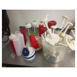 Bulk Assortment of Dispenser Pumps and Bottles