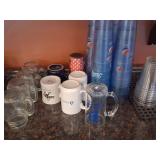 Mugs and Pepsi Plastic Cups Lot