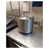 NSF 11x13in Stainless Steel Stock Pot with Lid