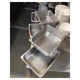 5 Stainless Steel 13x10.5x4in Pans
