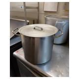 Winco Stainless Steel NSF Stock Pot with Lid