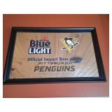 Labatt Blue Light Pittsburgh Penguins Mirror