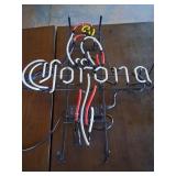 Corona Neon Parrot Bar Sign, Working Condition