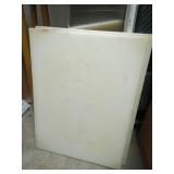Two White Plastic Cutting Boards 18x24