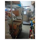 Nexel 74x18x58 Metal Storage Shelf Unit