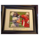 Signed 2010 Football Photo Hurst vs Edinboro