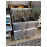 Dean Two Basket Gas Deep Fryers