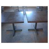 36x36in Square Tables, One Damaged