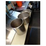 Stainless Steel Stock Pot, Sauce Pot, and Colander