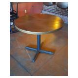 Round Wood Table, 36in Diameter, 30in Tall