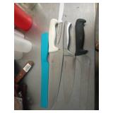 Chef Knives and Paring Knife Lot