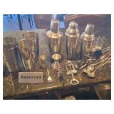 Stainless Steel Bar Tool and Shaker Set