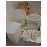 Plastic Tubs and Containers Lot
