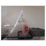 Catering Utensils, Pitcher, and Takeout Tray Lot