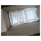 Bulk Lot of Plastic Bar Straws and Takeout Trays
