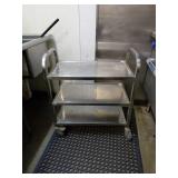 Stainless Steel Utility Cart, 30x16x33in